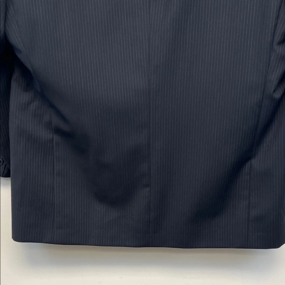 Axcess Men's Black Pinstripe 3 Button Suit Coat /Jacket Size Size 44S